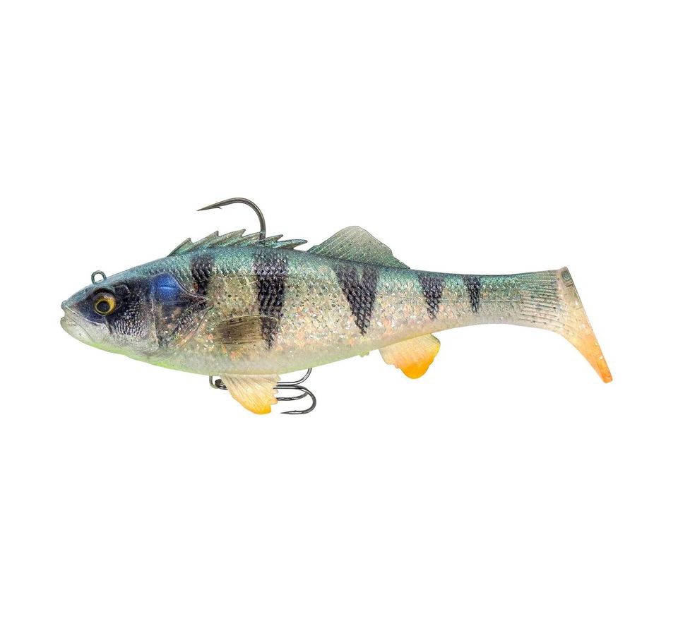 Savage Gear Gumová nástraha 3D Perch RTF Ghost Silver