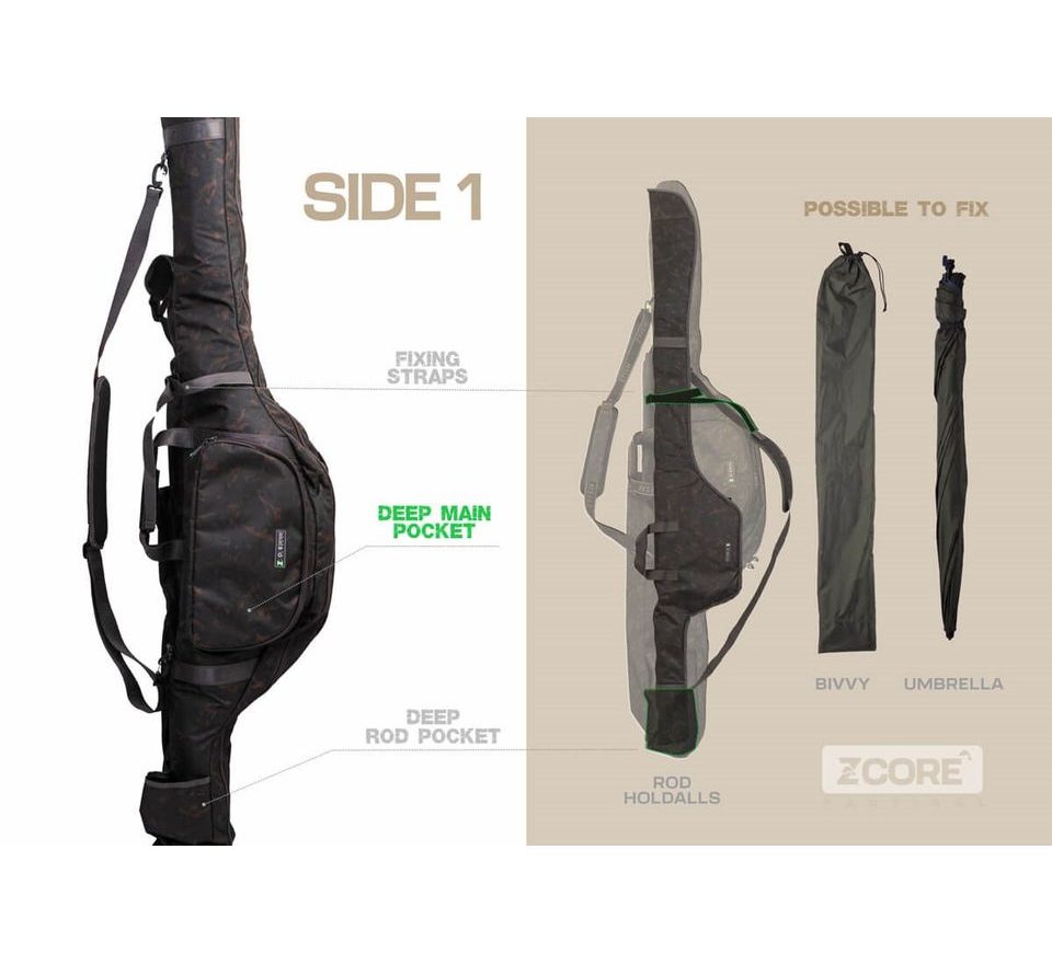 Zfish Puzdro na 2 Prúty Z-CORE Elite Carp Holdall 2 Rods 12ft 195cm