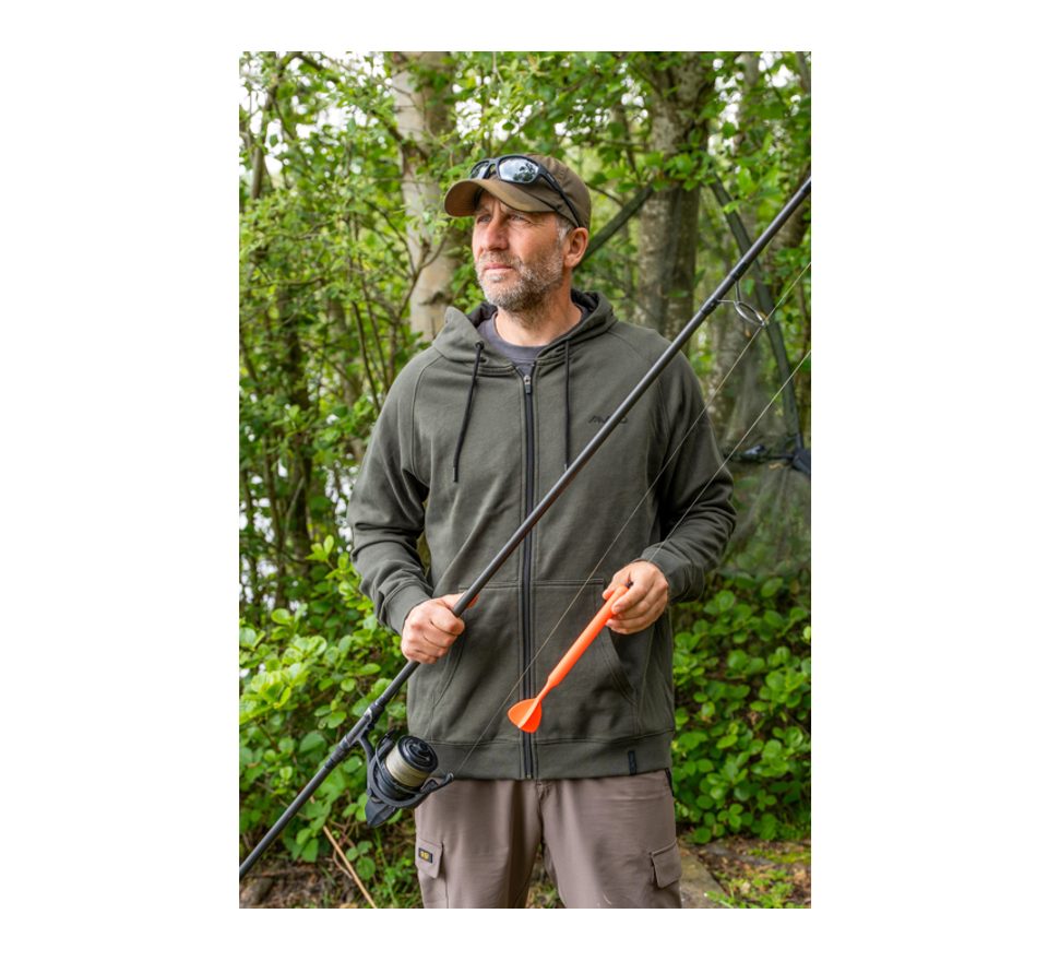 Avid Mikina Bearing Zip Hoodie Green