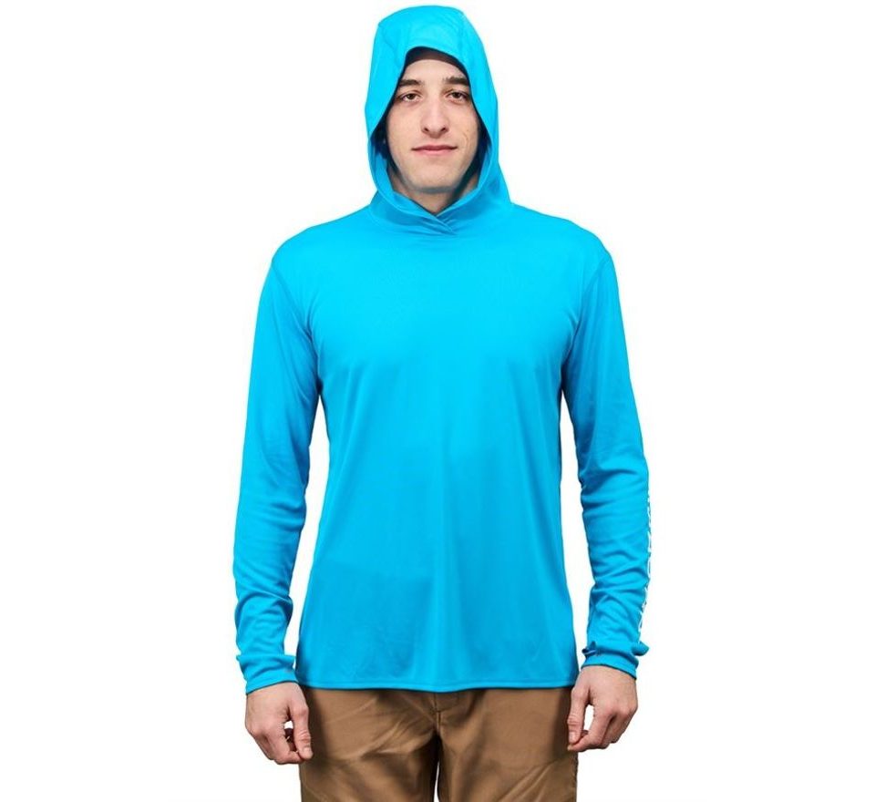 Grundéns UV Triko Tough Sun Hoodie Azure