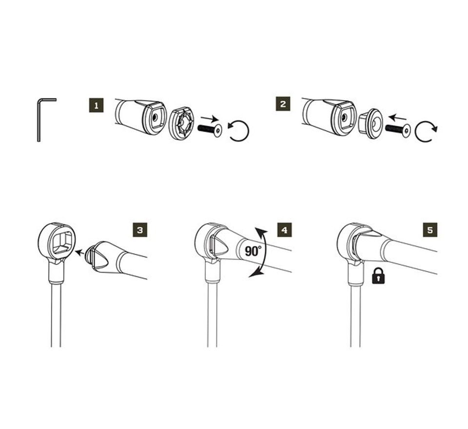 Nash Vidlička Scope Butt Lock Peg