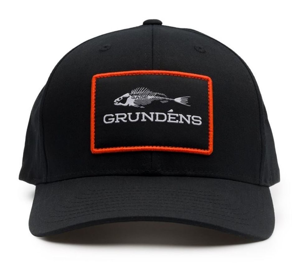 Grundéns Kšiltovka Fish Bones Trucker 312 Black/Charcoal O/S
