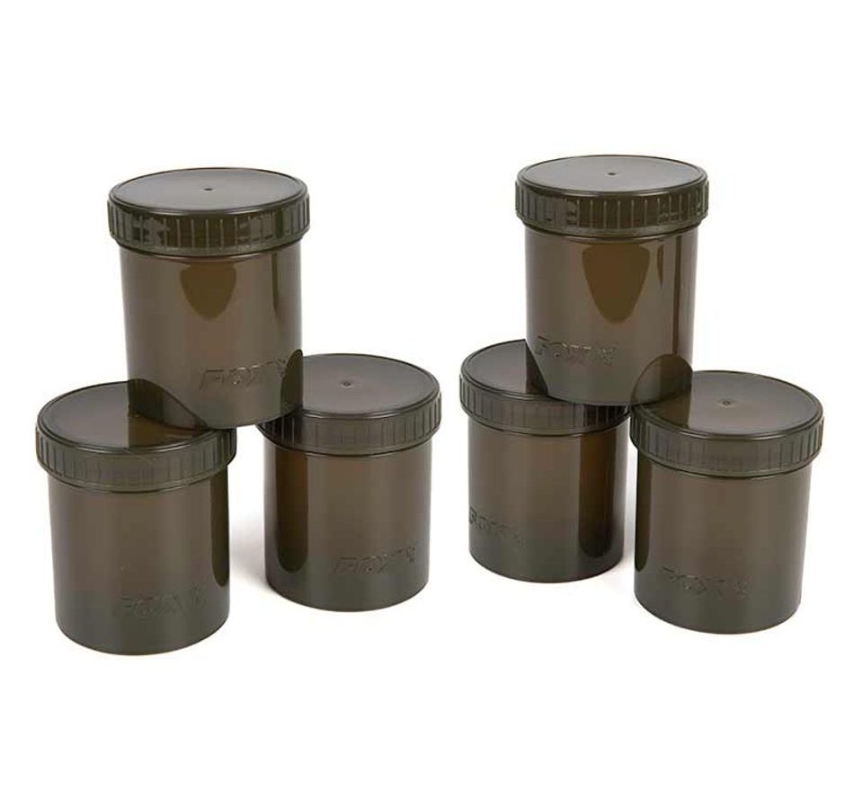 Fox Dózy na nástrahy Edges Hookbait Pots full 6ks