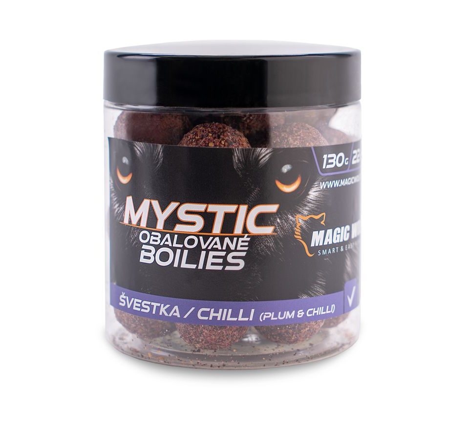 Magic Wolf Boilies obalované Mystic 130g