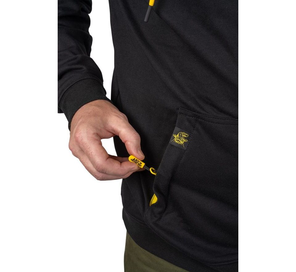 Black Cat Mikina Black Zipped Hoody