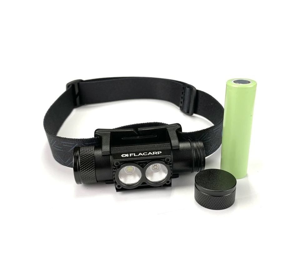 Flacarp Vodotěsná nabíjecí čelovka HL3UV bílá + UV LED