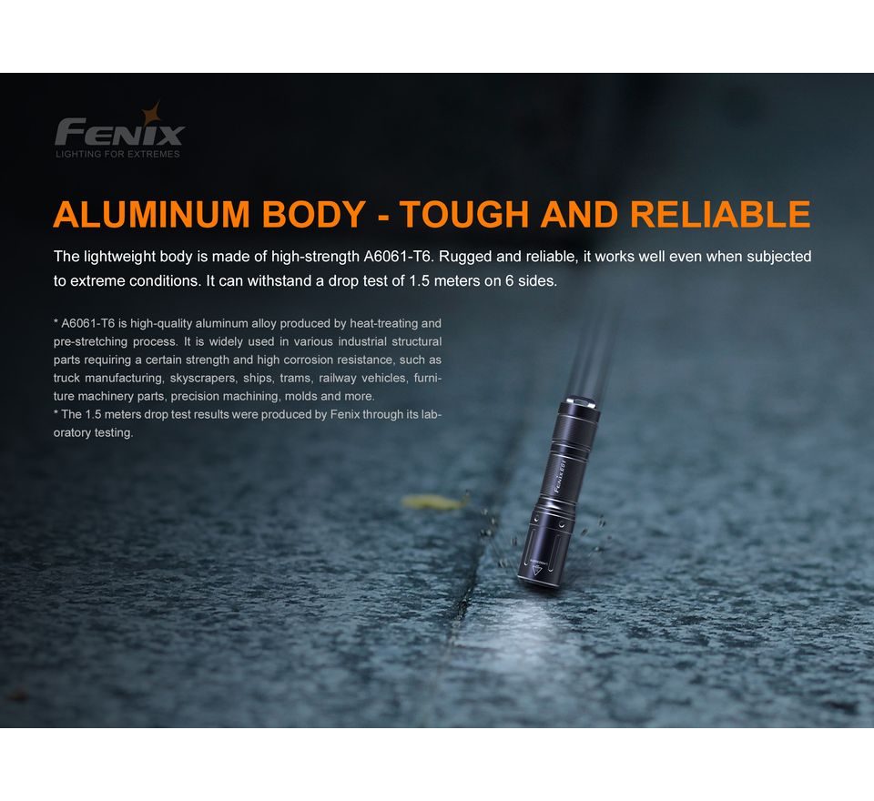 Fenix Baterka E01 V2.0 černá