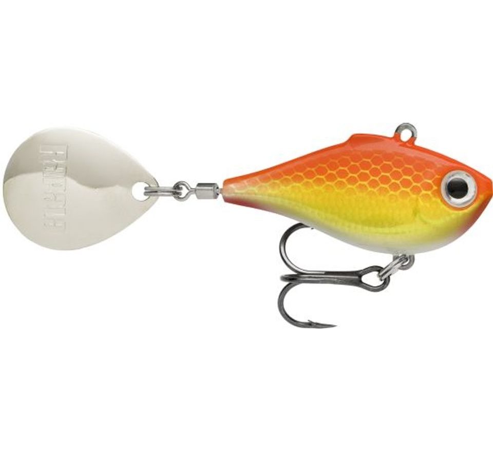 Rapala Tail Spinner Rippin' Spin Gold Fluorescent Red