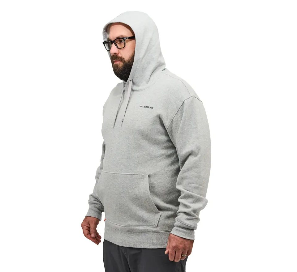 Grundéns Mikina Displacement DWR Hoodie Commercial Boat Athletic Heather
