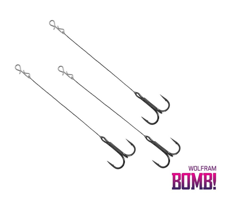 Delphin Prívlačový nadväzec Bomb! Twisto Rigs Wolfram 3ks