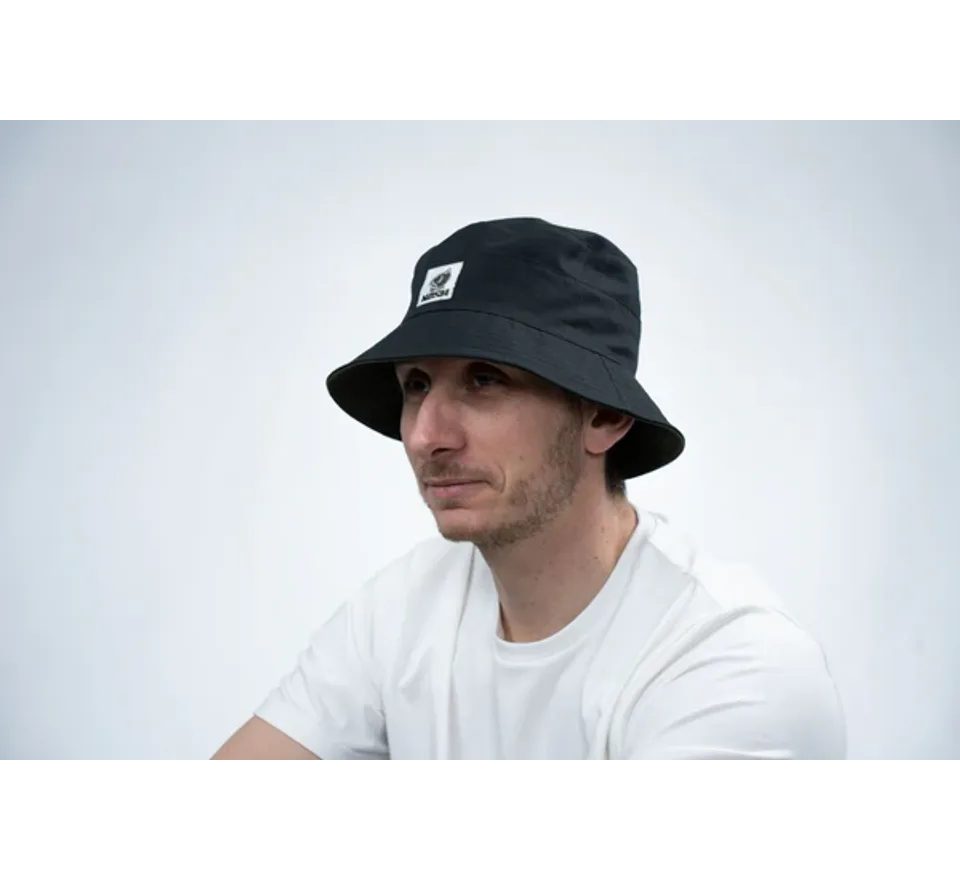 Nash Klobúk Make It Happen Badge Obojstranný Bucket Hat Čierny / Zelený