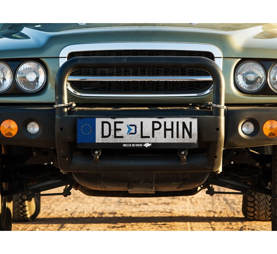 Delphin 3D držiak ŠPZ Angler on Board 2ks