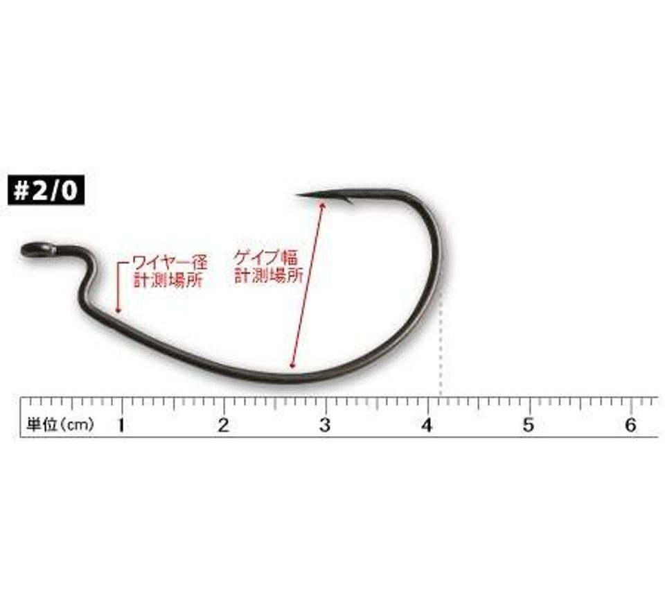 Vanfook Offsetové háčky Worm 55B Flat