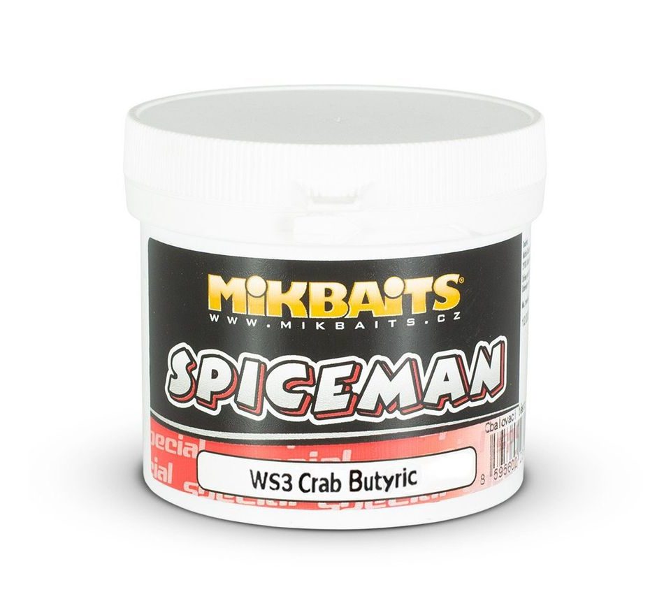 Mikbaits Těsto Spiceman WS3 Crab Butyric 200g