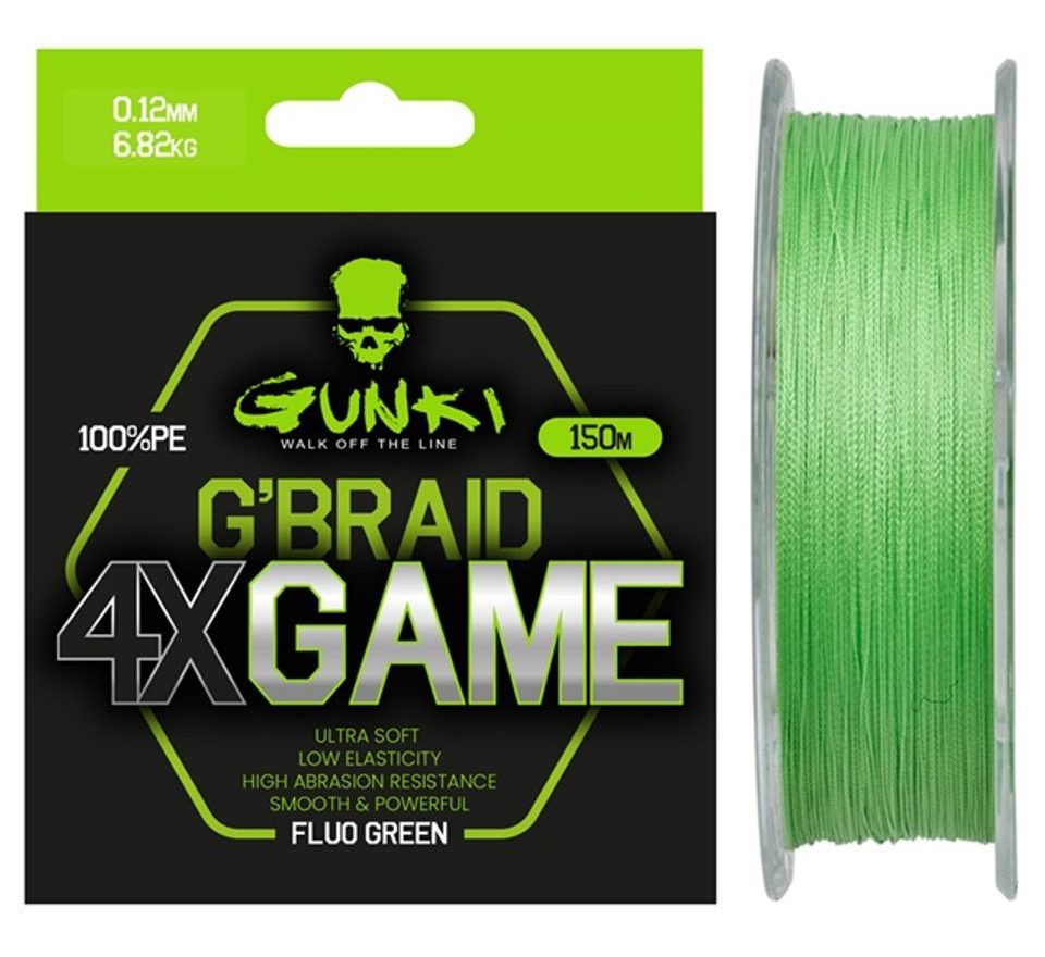 Gunki Šňůra G Braid 4X Game 150m