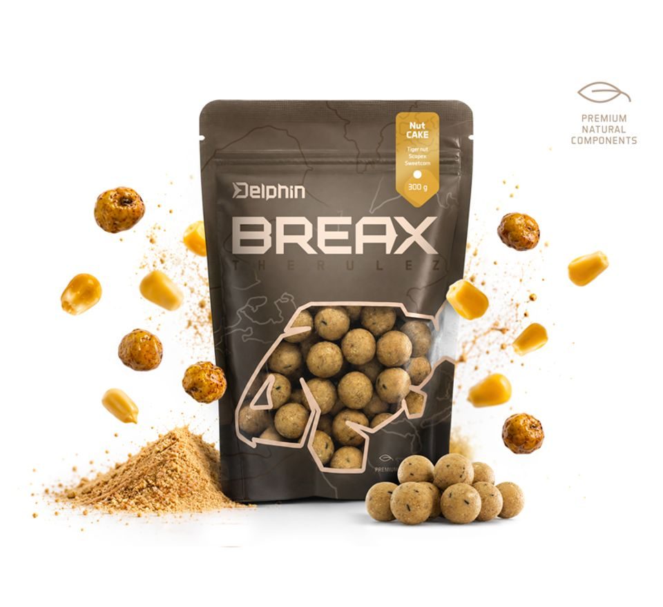 Delphin Boilies BreaX / NutCAKE 300g