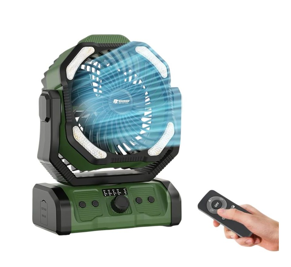 Holdcarp Větrák Rechargeable DoubleMotor Fan