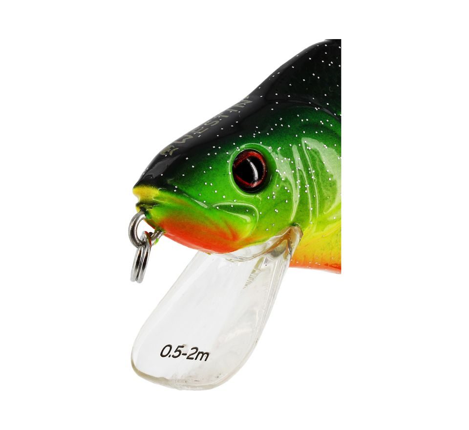 Westin Wobler Percy The Perch Crankbait Real Chartreuse Perch