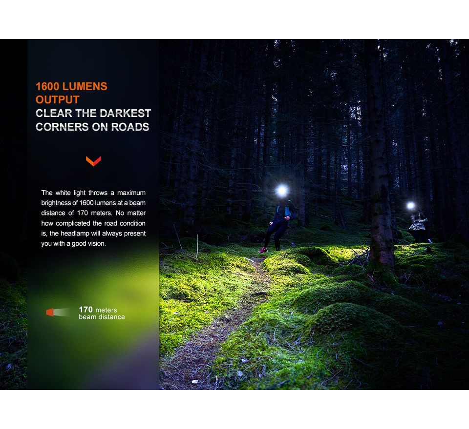 Fenix Nabíjecí čelovka HM65R-T V2.0 černá