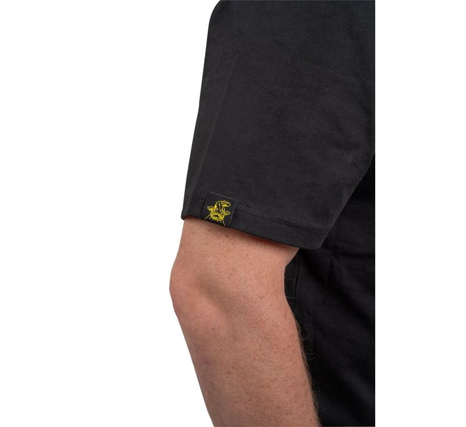 Black Cat Triko Logo Black T-Shirt