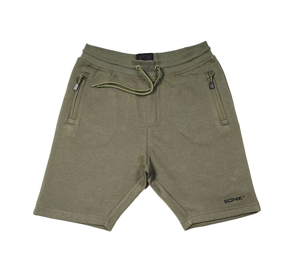 Sonik Kraťasy Green Fleece Shorts