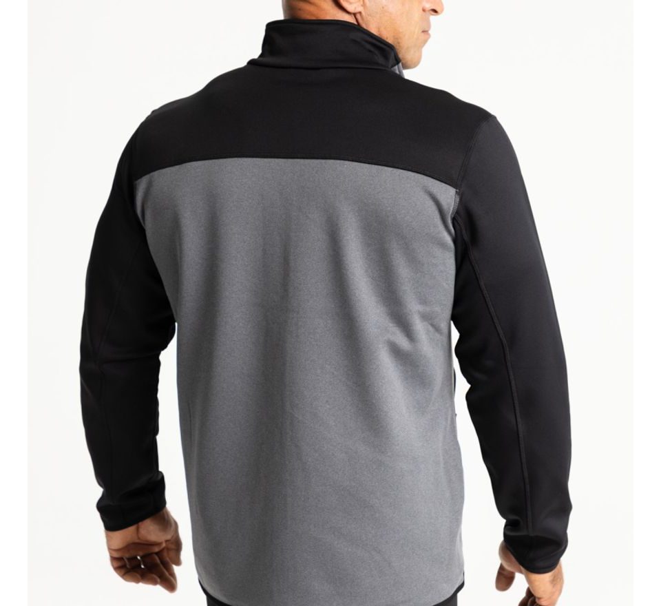 Adventer & fishing Hriaca mikina Prostretch Steel & Black