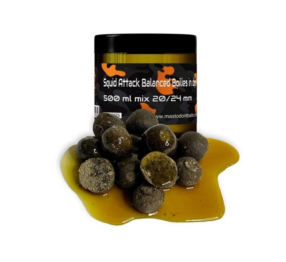 Mastodont Baits Boilies Balanced Boilies in dip mix 20/24mm 500ml