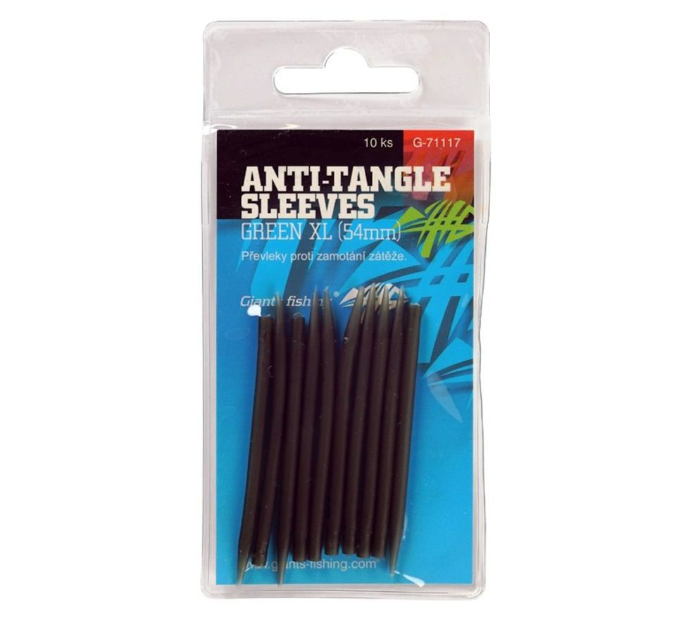 Giants Fishing Převleky proti zamotání Anti-Tangle Sleeves Green XL 54mm 10ks