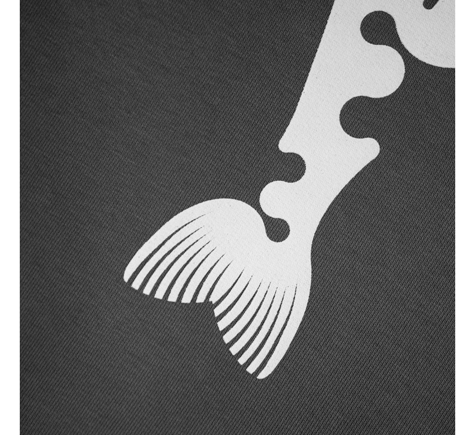 KUMU Mikina Rising Sun šedá