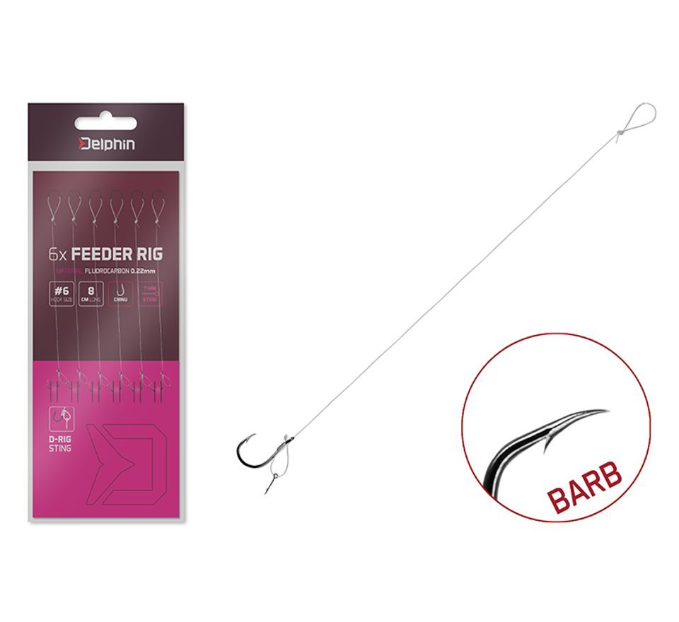 Delphin Náväzec FLR D-rig 6ks