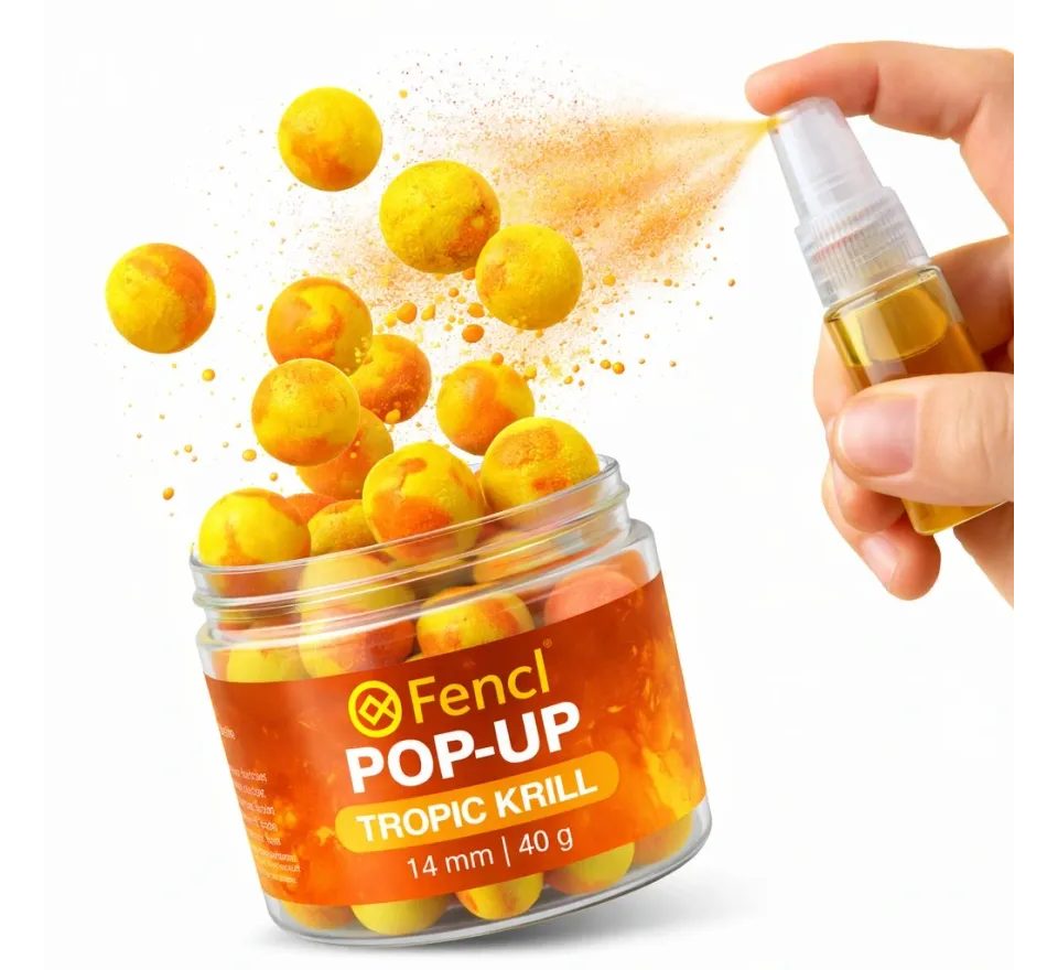 Fencl Boilies Pop Up Tropic Krill