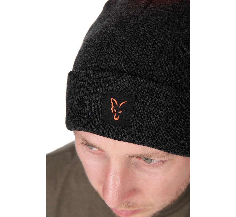 Fox Zimní čepice Collection Bobble Hat Black/Orange
