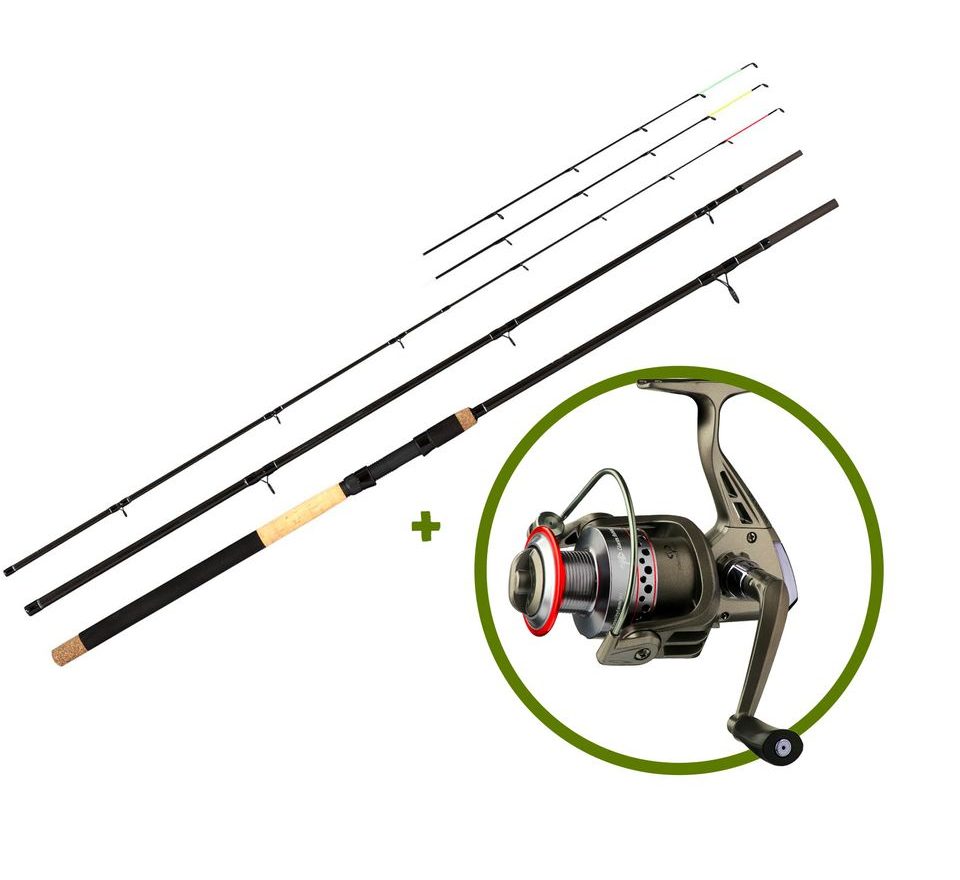 Giants Fishing Prut Radiant MX Feeder 11ft 50-100g + naviják SPX 3000 AKCE!