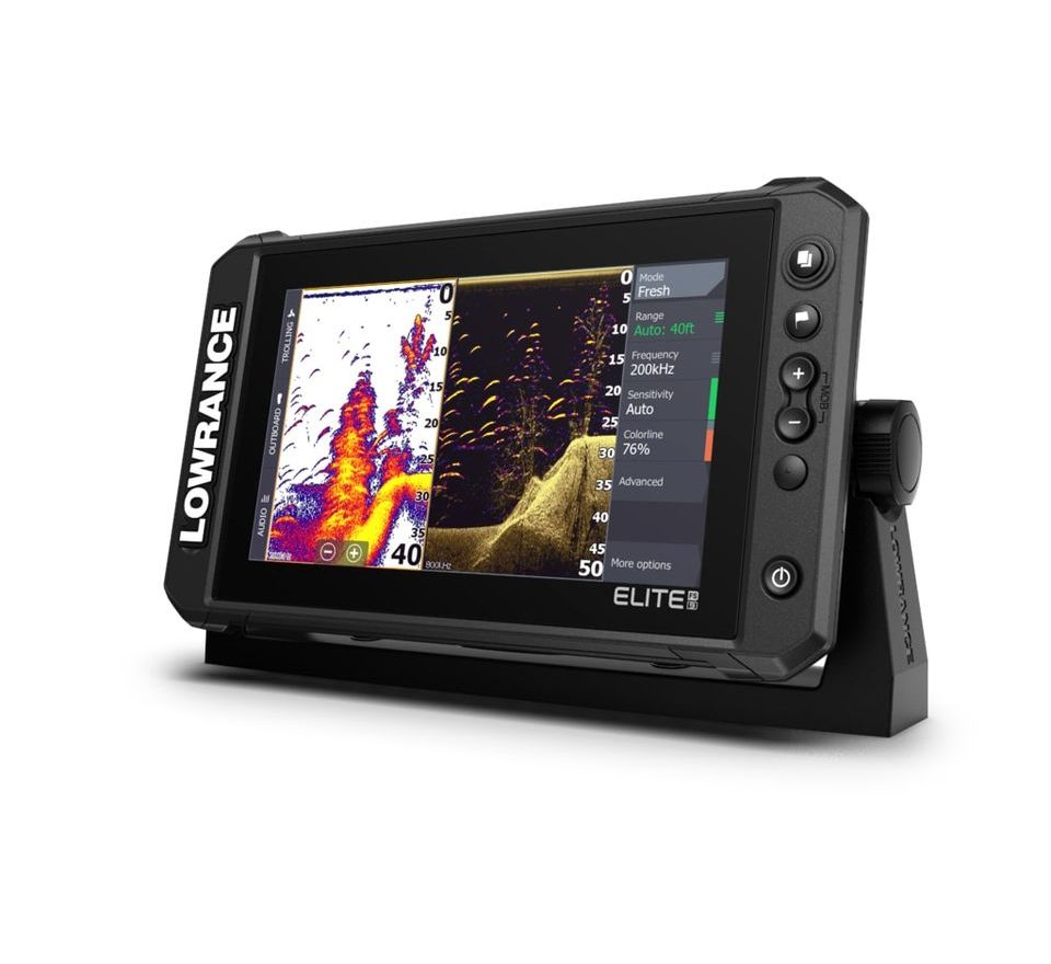 Lowrance Echolot Elite FS 9 se sondou Activeimaging 3v1 + baterie + nabíječka ZDARMA