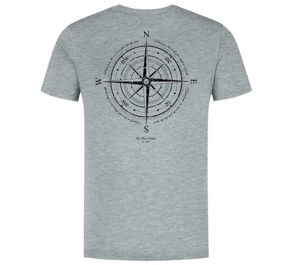 Korda Tričko Compass Heather Grey