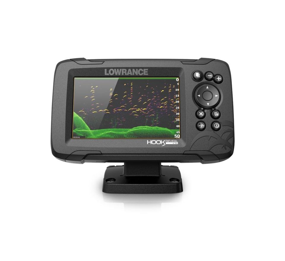 Lowrance Echolot Hook Reveal 5 se Sondou HDI 83/200khz + baterie + nabíječka ZDARMA