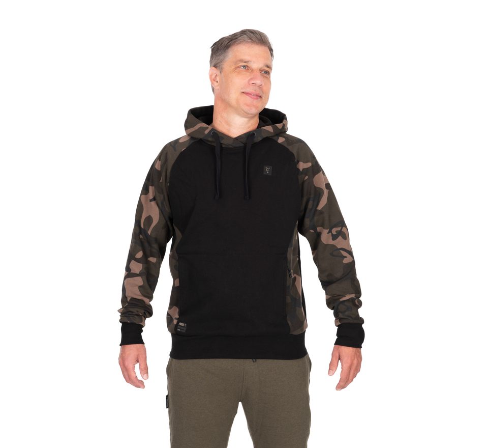 Fox Mikina Black/Camo Pullover Premium 310 Hoodie