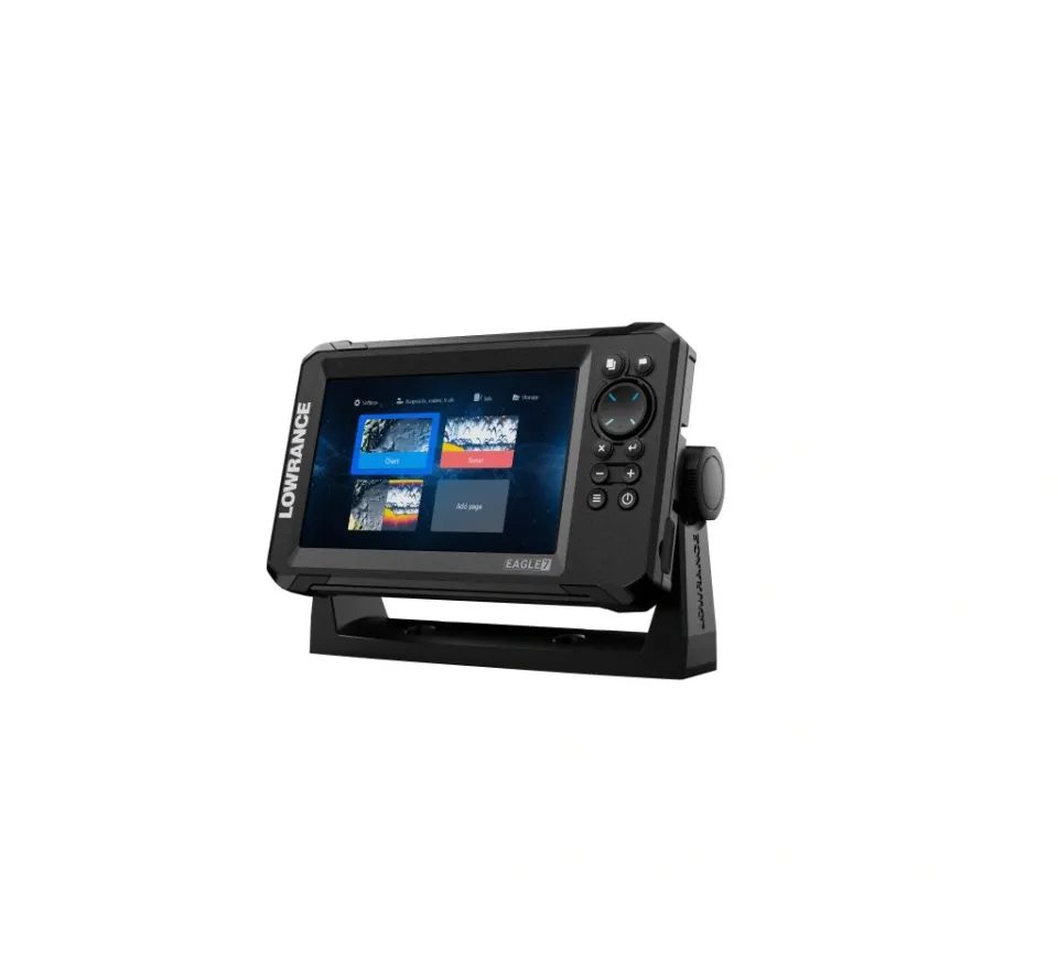 Lowrance Echolot Eagle 7 se sondou Splitshot HD + baterie + nabíječka ZDARMA