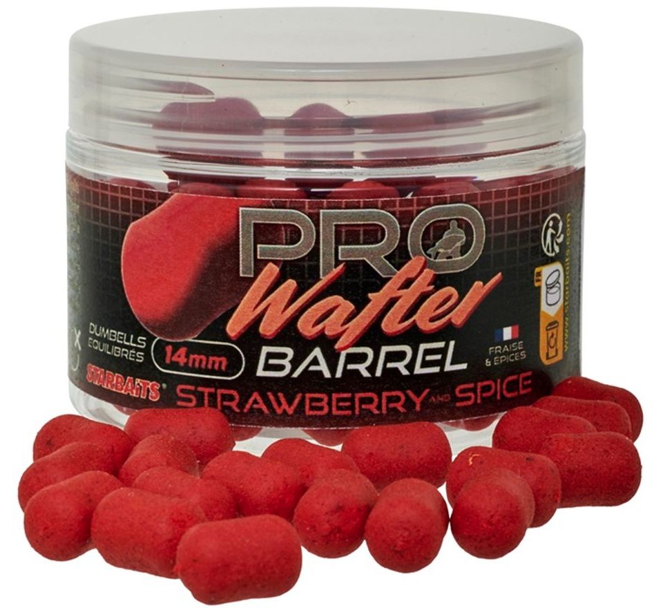Starbaits Boilies Wafter Strawberry Spice 14mm 50g