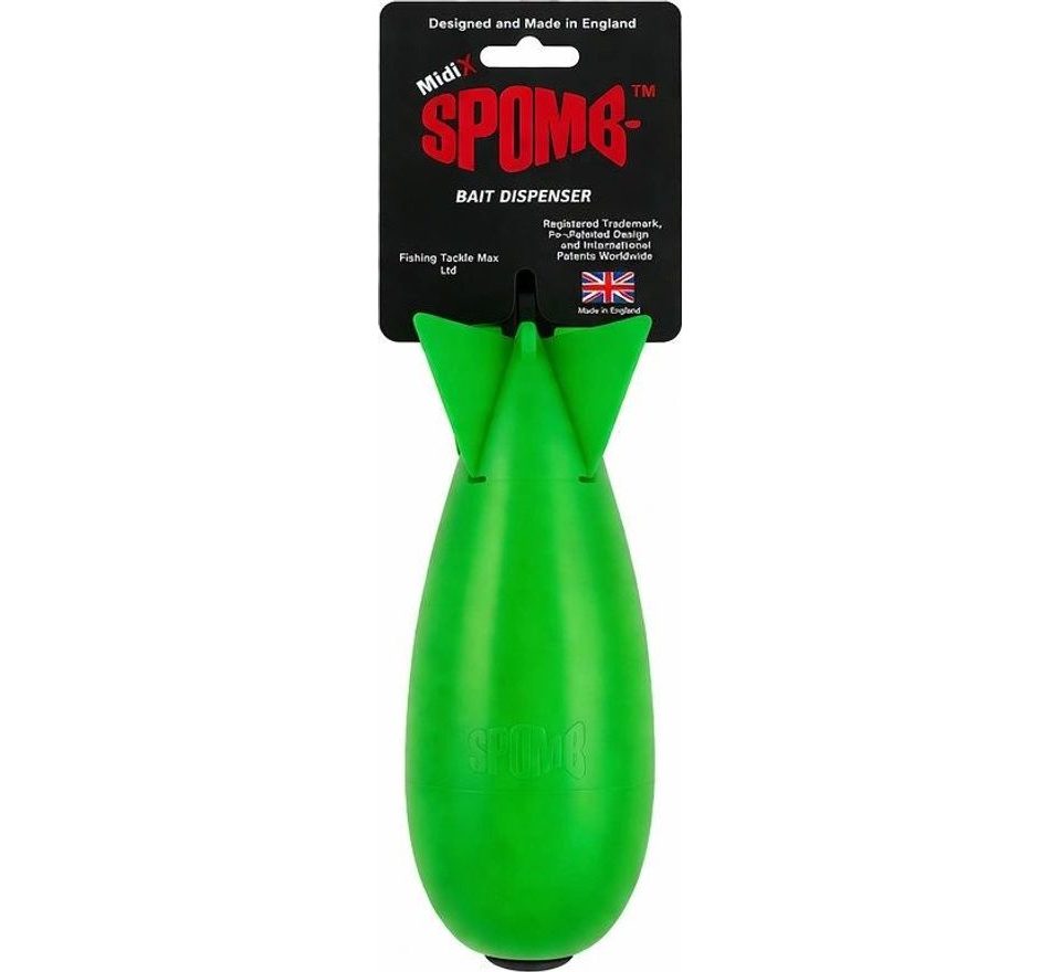 Spomb Zakrmovací raketa Exclusive Fluro Green Midi X