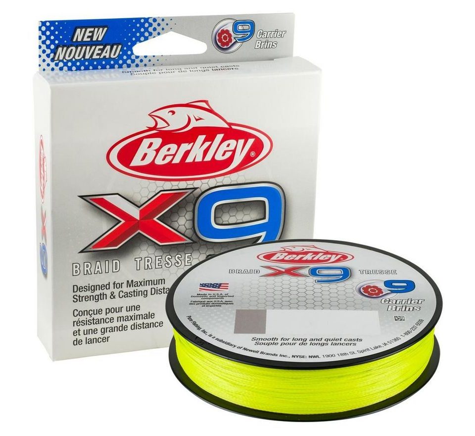 Berkley Šňůra X9 Flame Green 150m