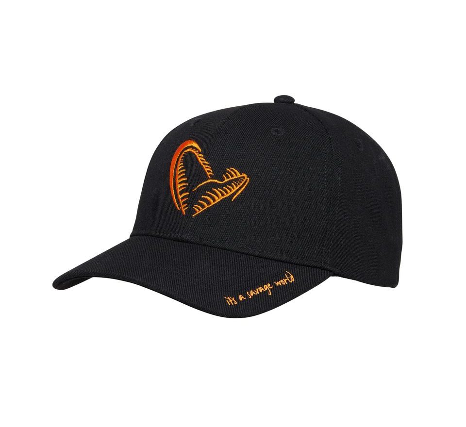 Savage Gear Šiltovka Jaw Baseball Cap Black