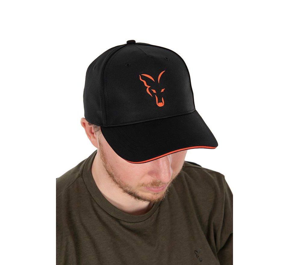 Fox Kšiltovka Collection Baseball Cap Black & Orange