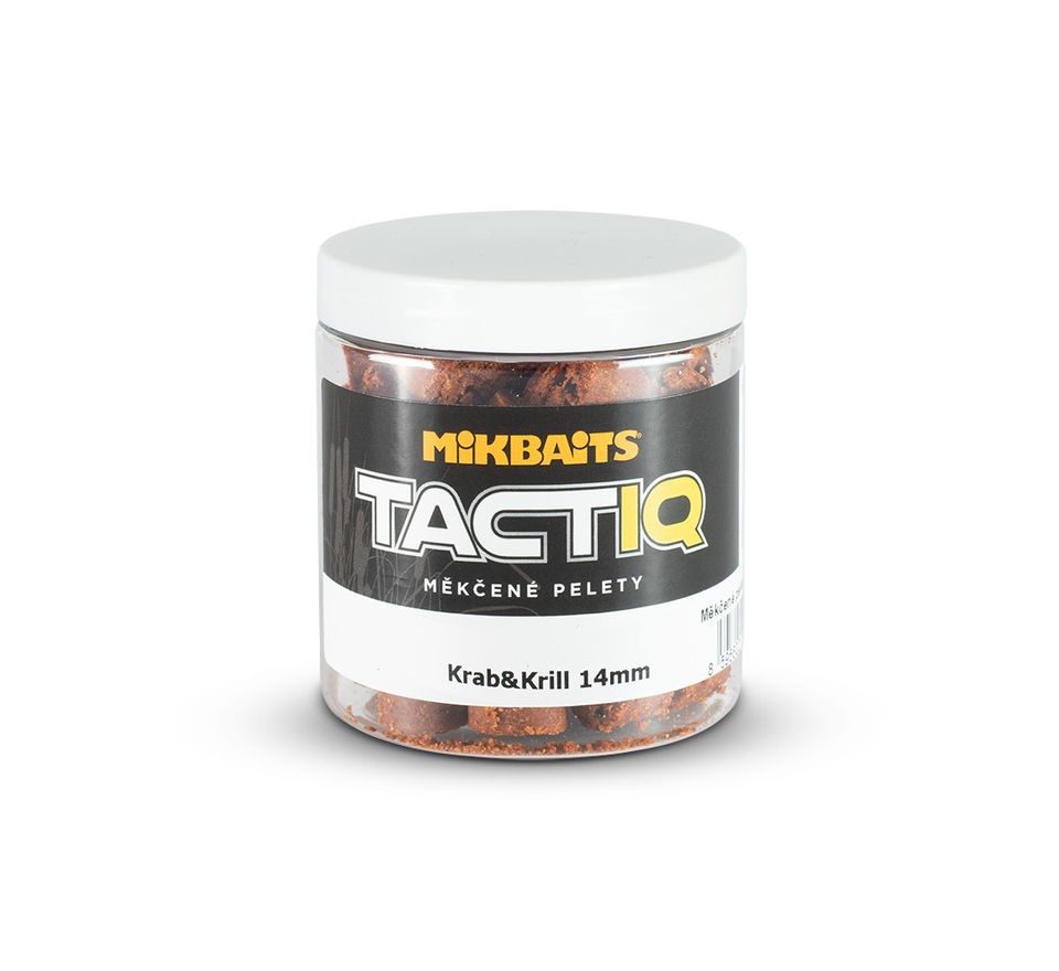 Mikbaits Měkčené pelety TactiQ Krab&Krill 250ml