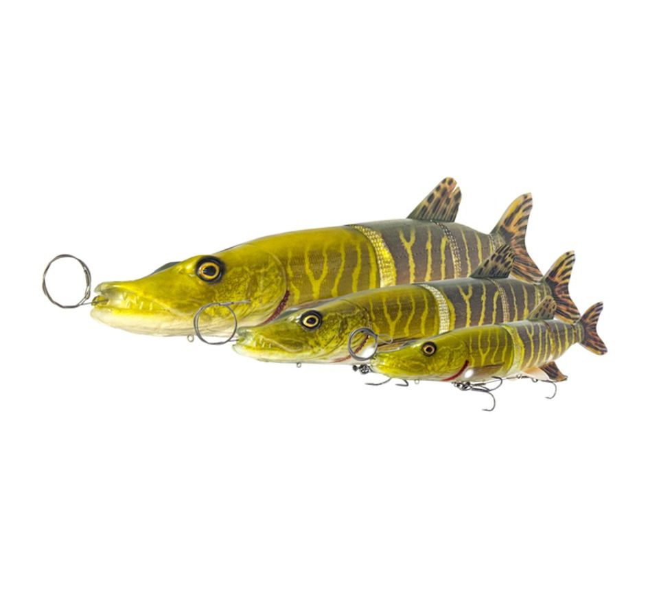 Savage Gear Gumová nástraha 3D Line Thru Pike SS 2Tone Pike