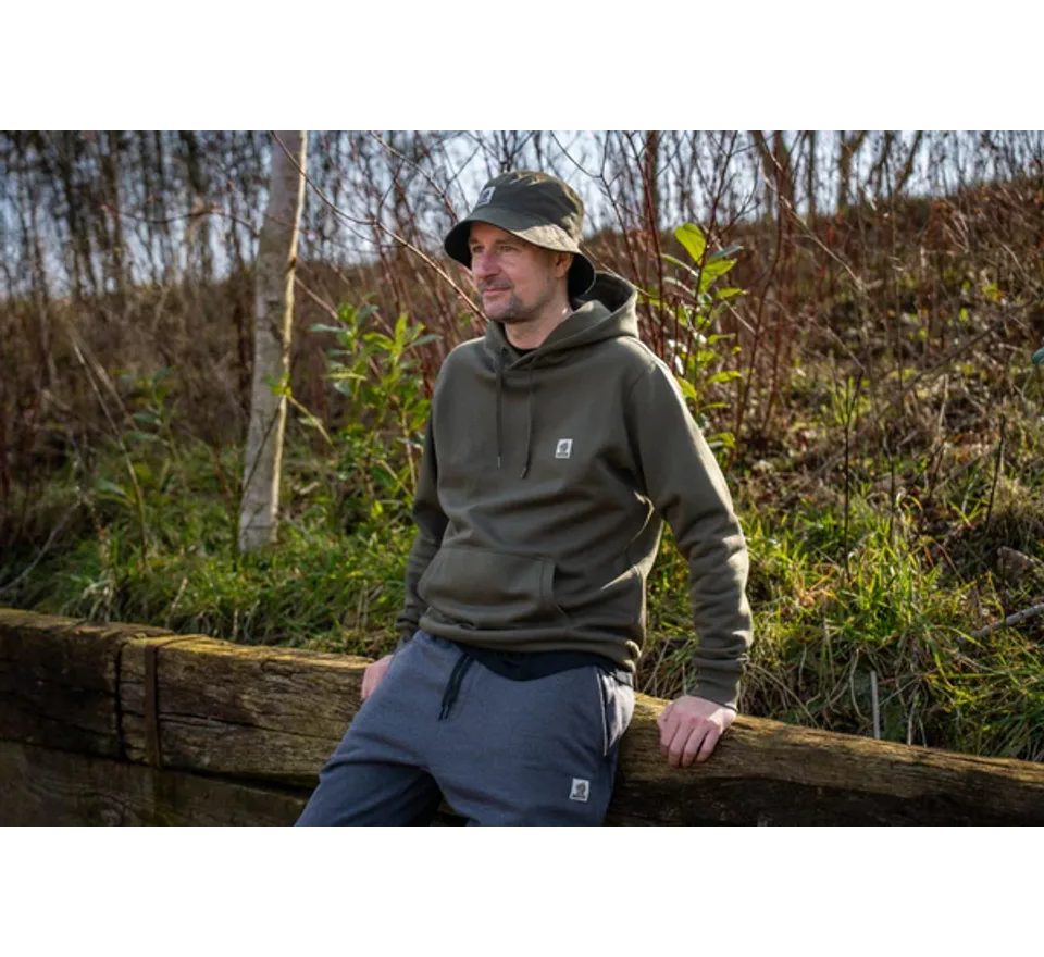 Nash Mikina Make It Happen Badge Hoody Green