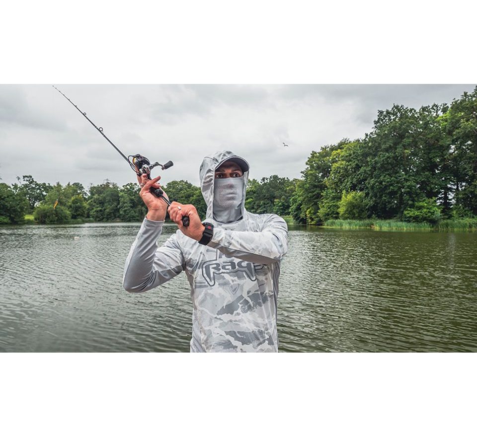 Fox Rage Tričko UV Hooded Light Cam Top