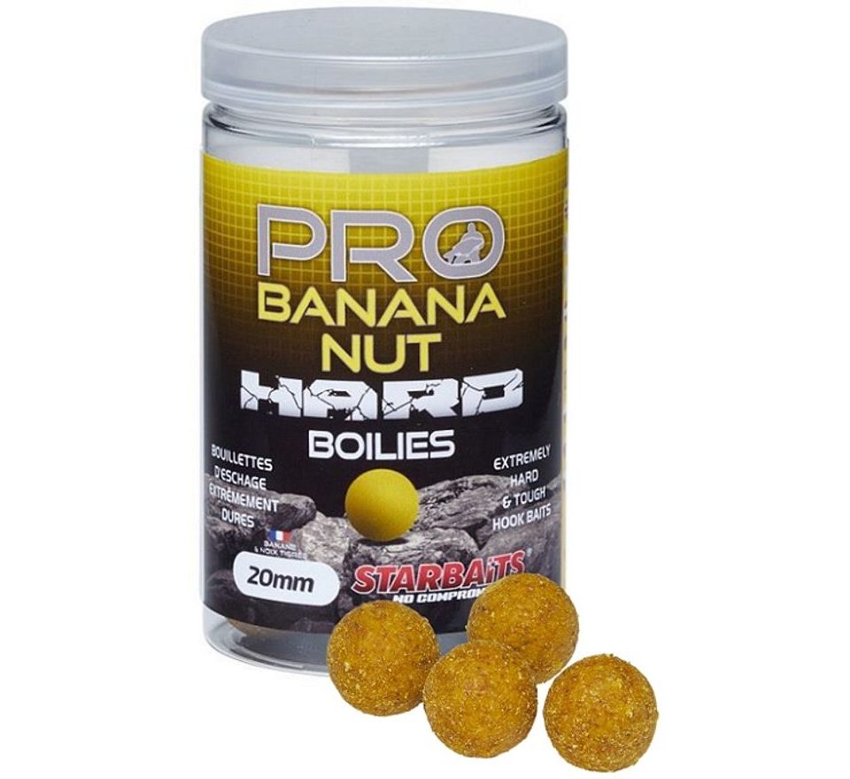 Starbaits Hard Boilies Pro Banana Nut 200g