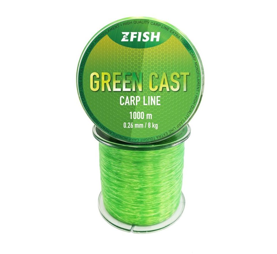 Zfish Vlasec Green Cast Carp Line 1000m