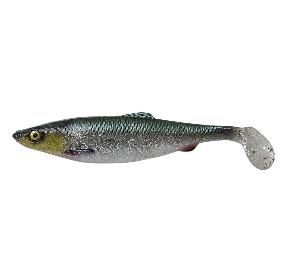 Savage Gear Gumová Nástraha 4D Herring Shad Green Silver